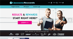 Desktop Screenshot of lipozenerewards.com