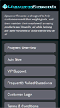 Mobile Screenshot of lipozenerewards.com